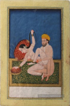 Nu œuvres - Asanas d’un Kalpa Sutra ou Koka Shastra manuscrit 3 sexy